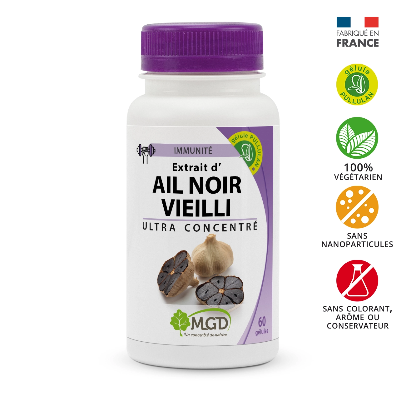 Ail noir vieilli