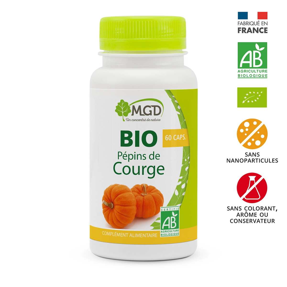 Huile de pépins de courge bio