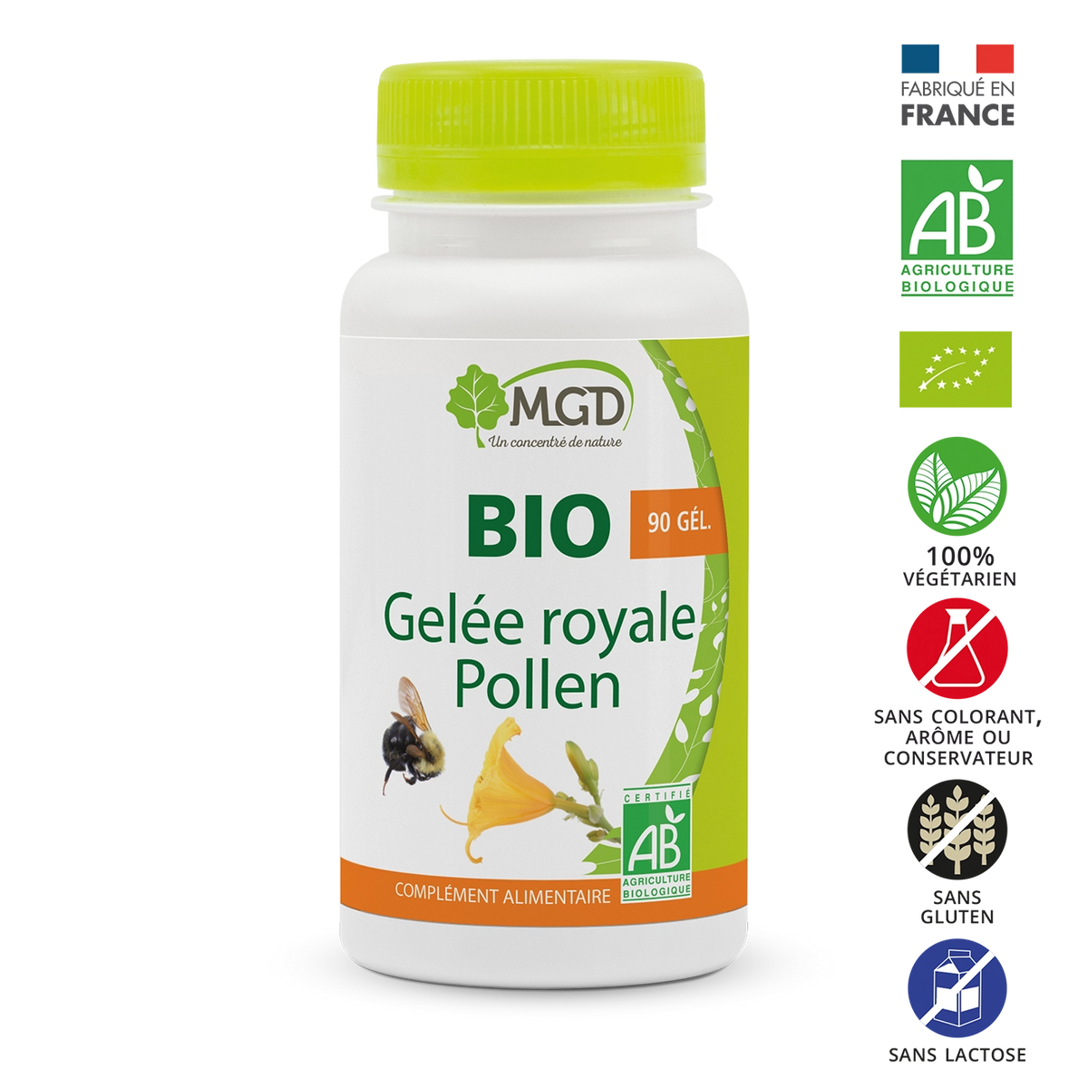 Gelée royale et pollen BIO