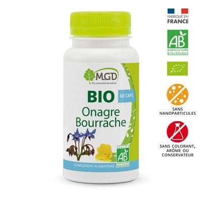 Huile Onagre et Bourrache bio