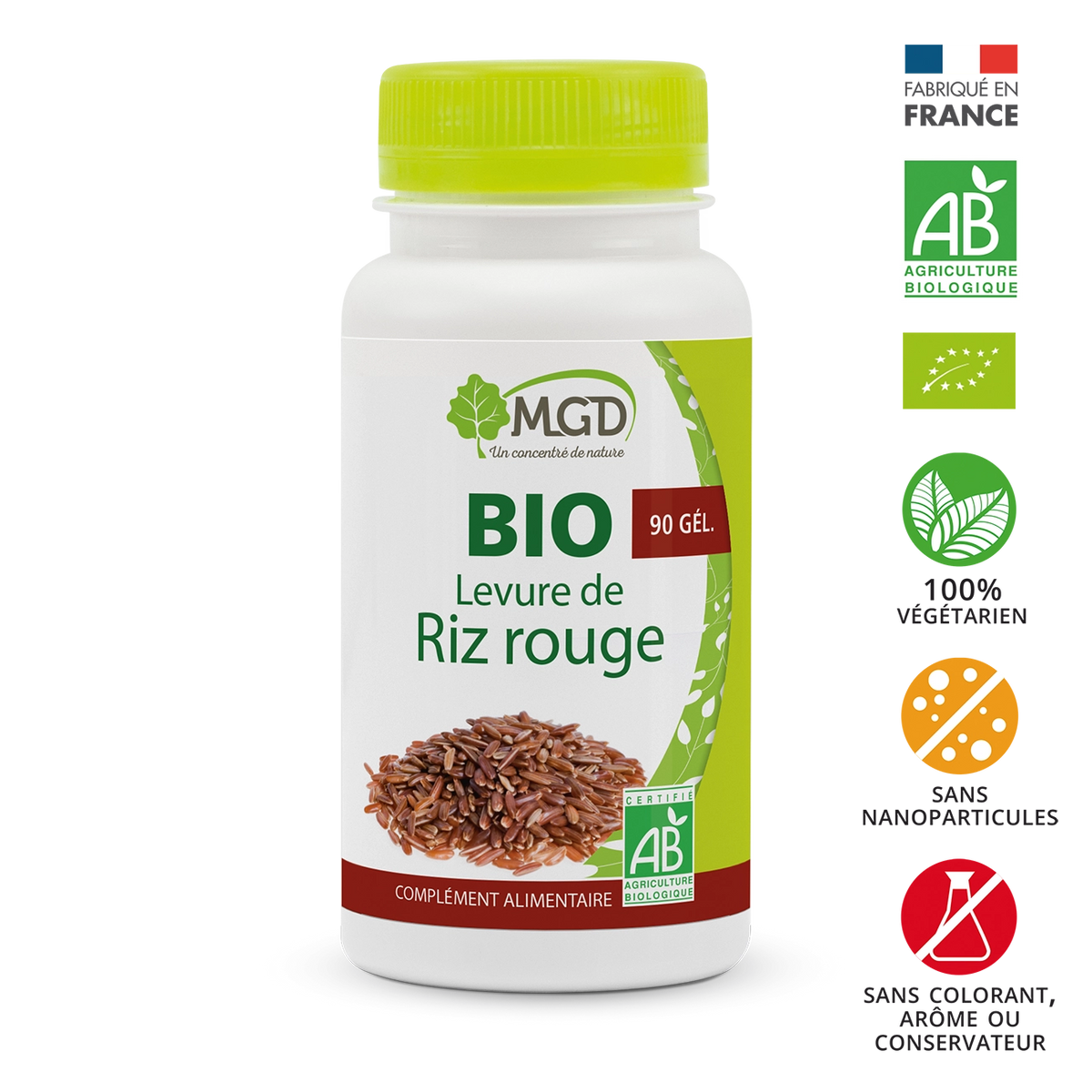 Levure de riz rouge BIO