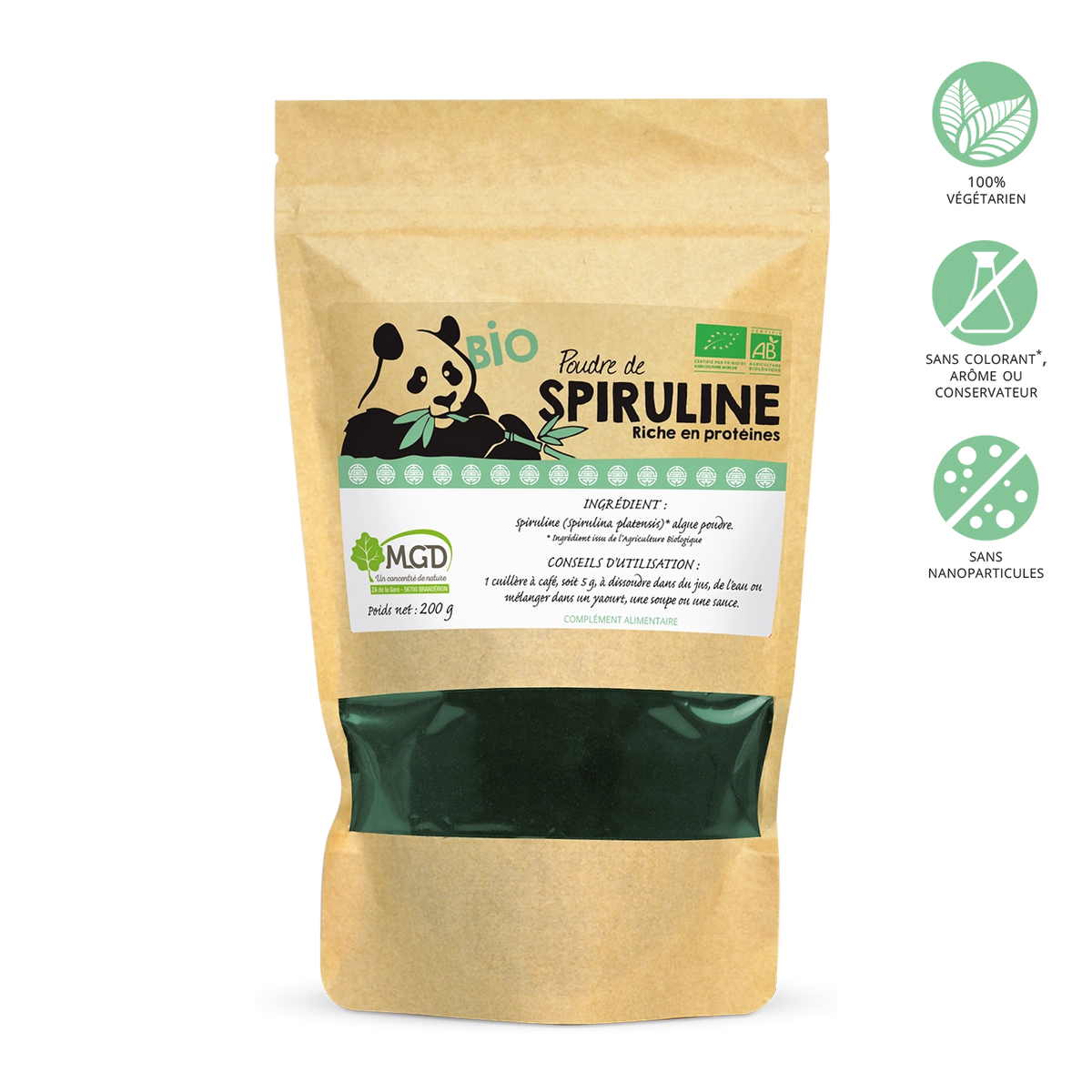 Spiruline (Poudre) BIO