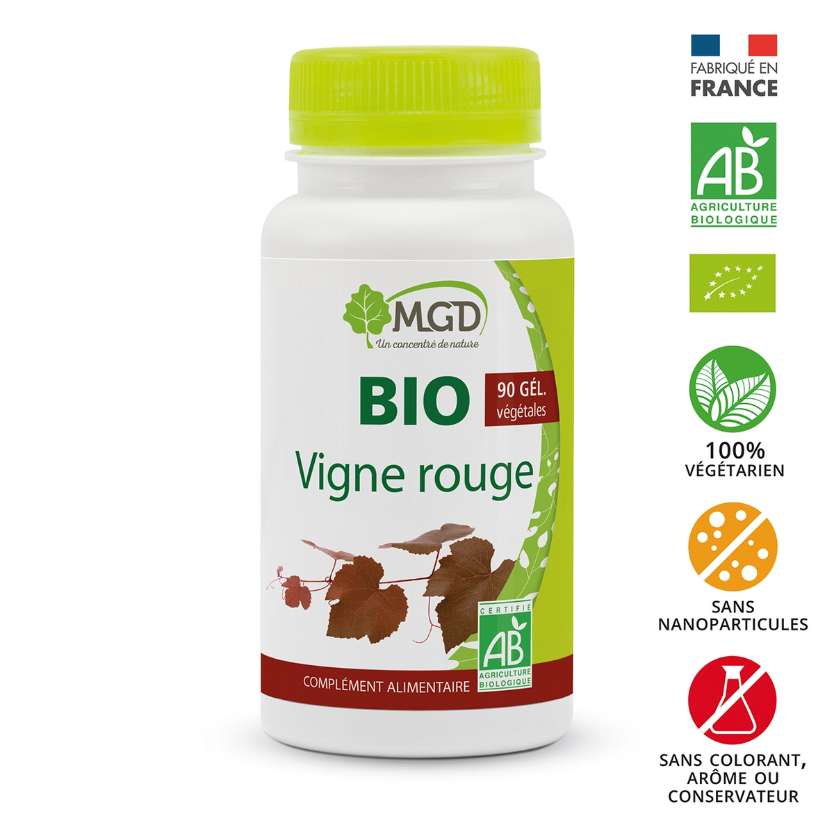 Vigne rouge BIO