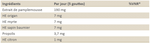 Pamplemousse et propolis